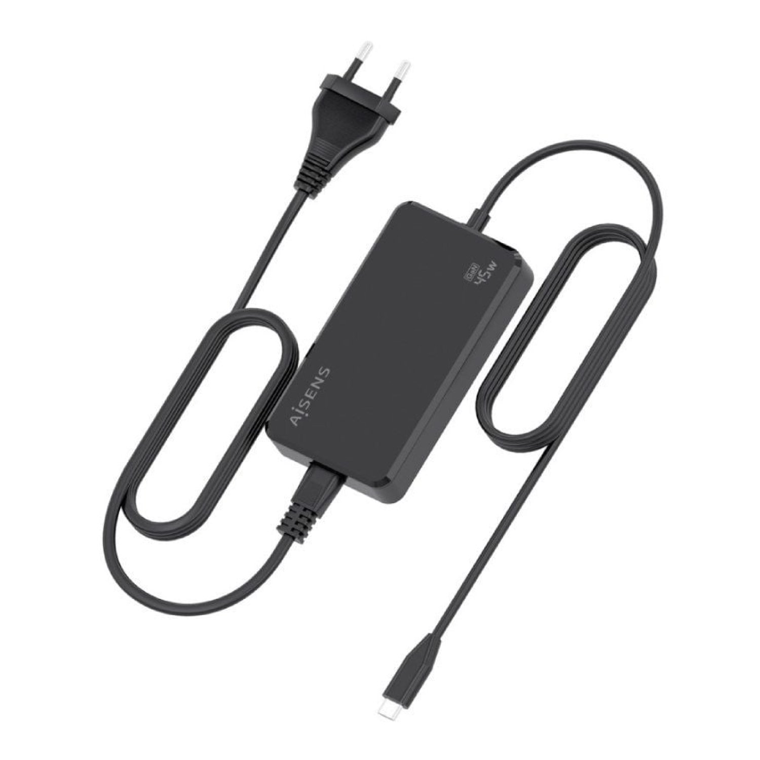 Aisens Cargador GaN Sobremesa · 45W · 1x USB-C · Carga Rápida