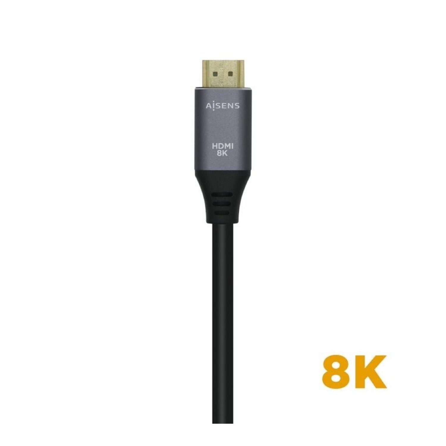 Aisens Cable HDMI 2.1 8K · 1m · Macho a Macho · Gris Negro