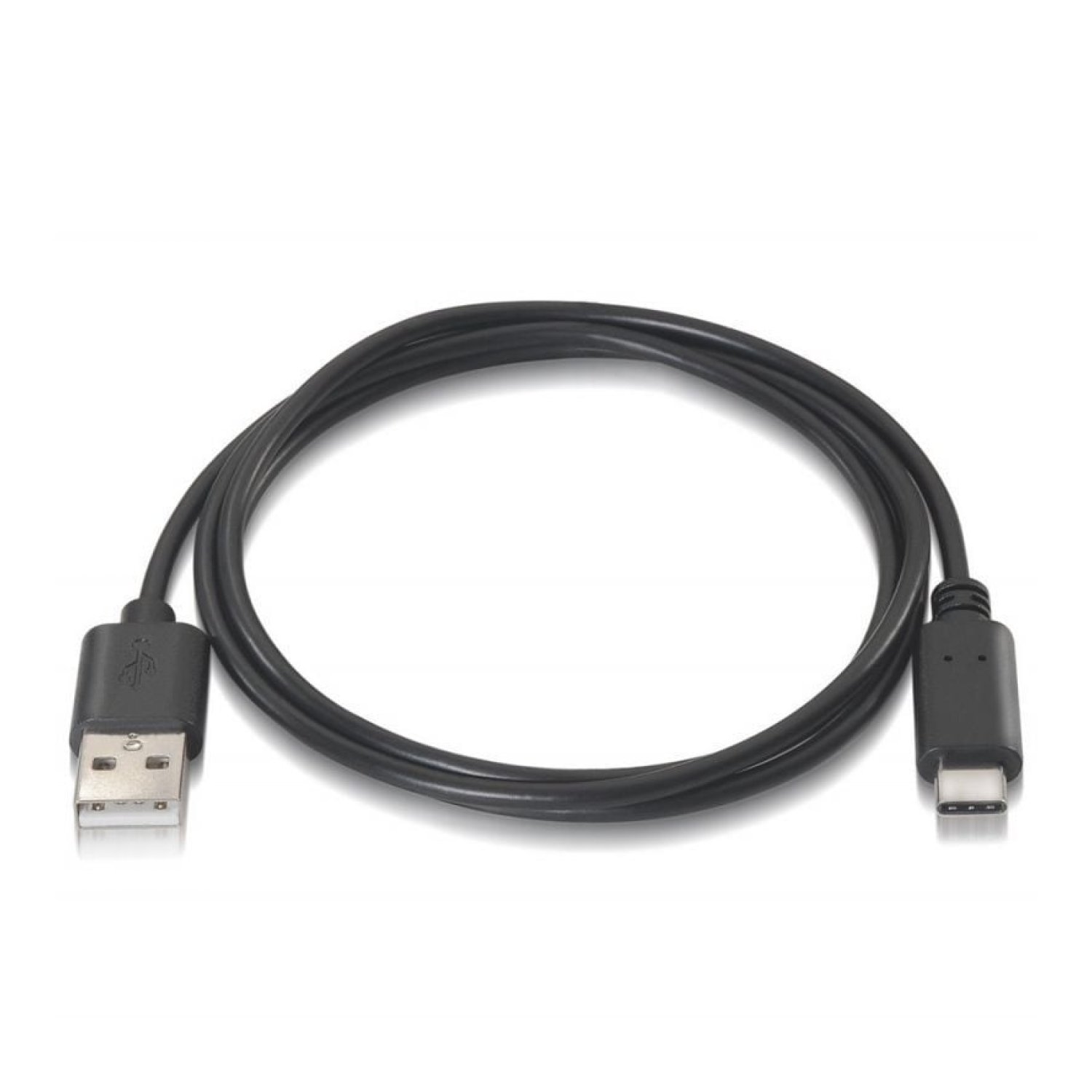 Aisens Cable USB 2.0 Tipo-C · USB Macho · 480Mbps · 50cm · Negro