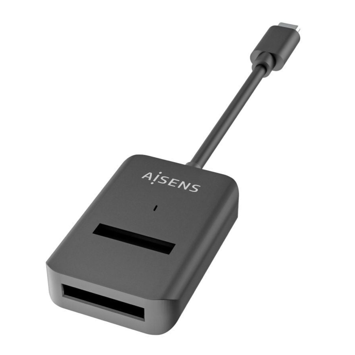 Aisens · Dock USB Tipo-C · SSD M.2 SATA/NVMe · Negro