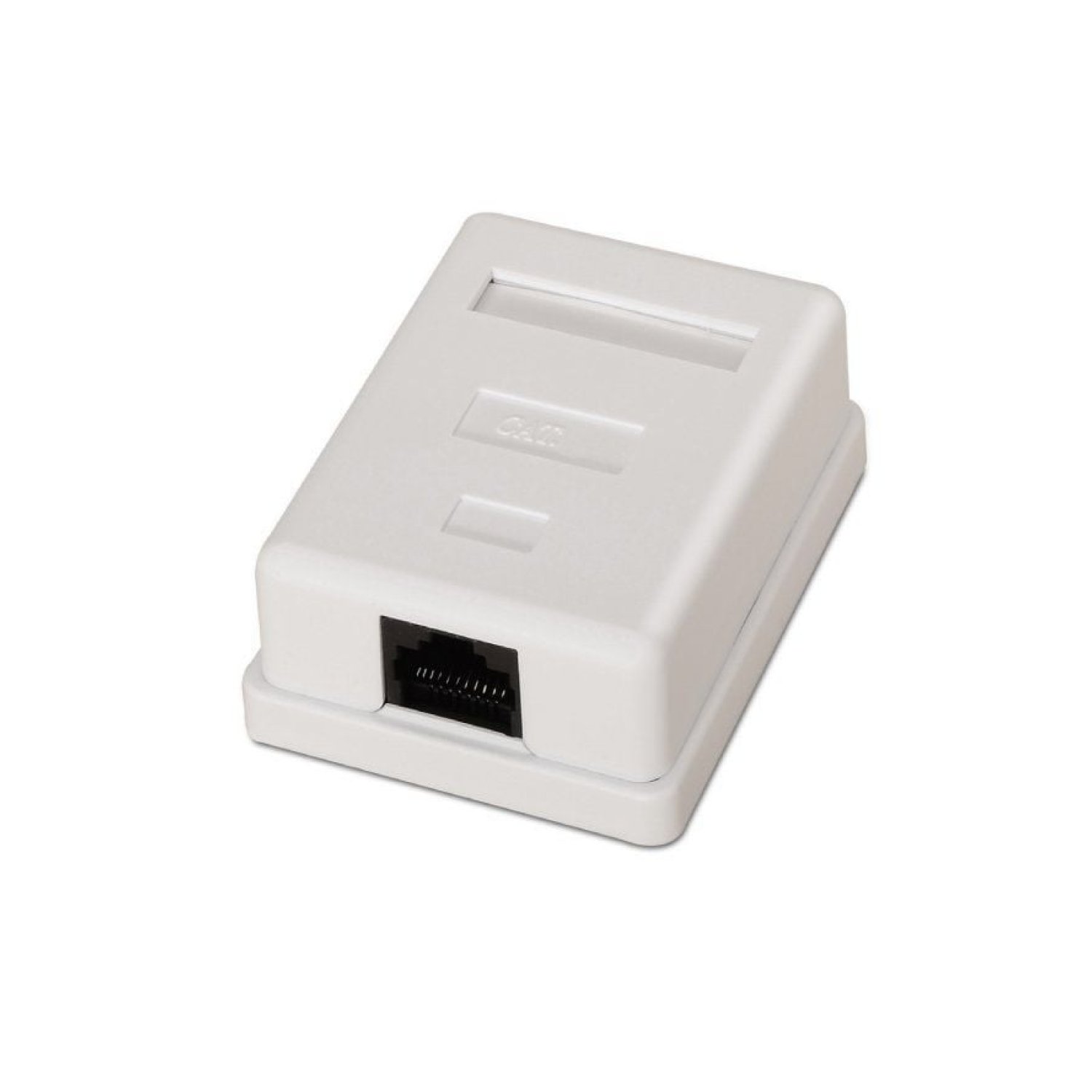 Aisens Roseta de Superficie · Cat.6 · 1 Toma RJ45