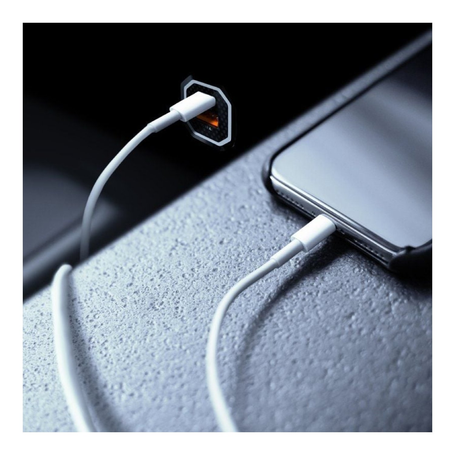 Aisens Cargador de Coche · 38W · 1 USB-C + 1 USB
