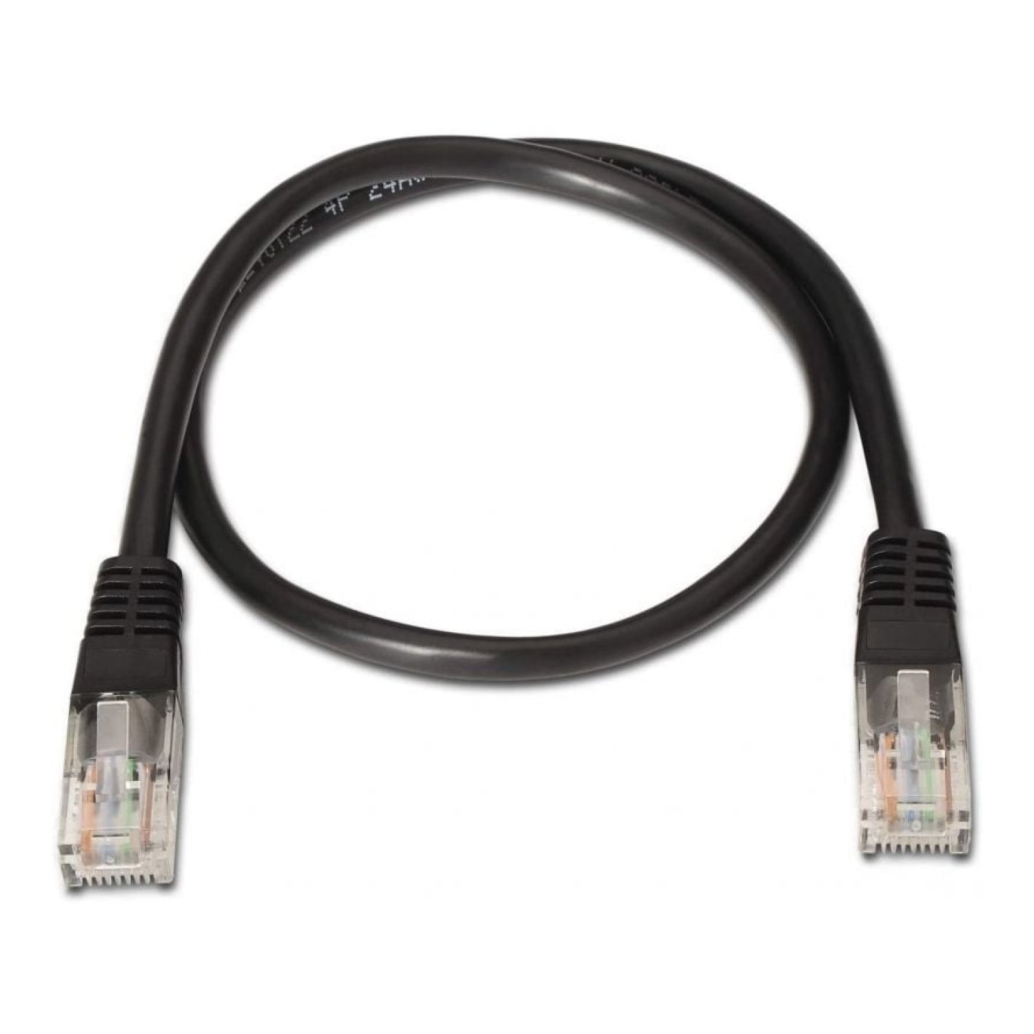 Aisens Cable RJ45 UTP Cat.6 · 1m · Negro
