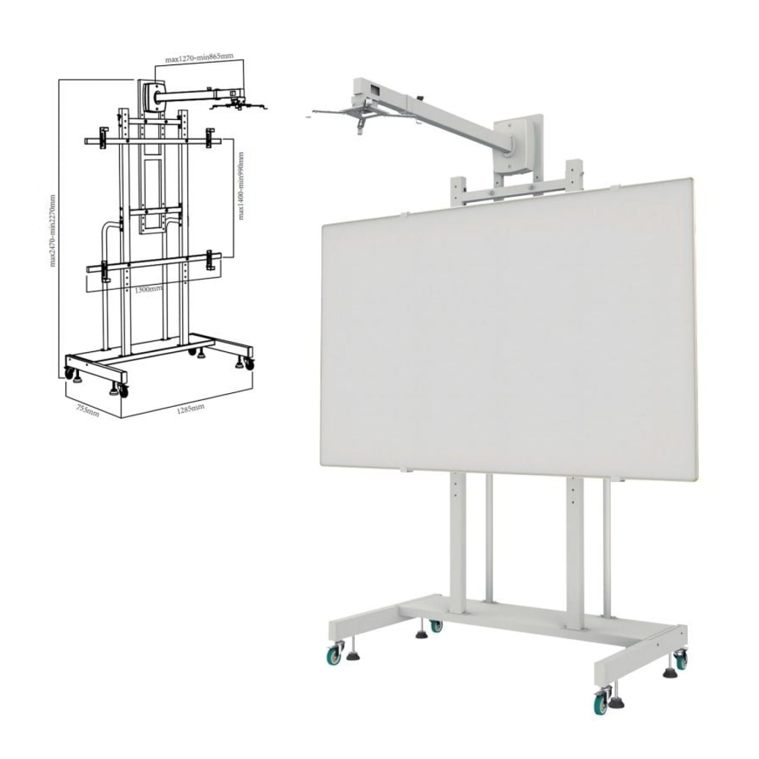 Approx · Soporte Pizarra Interactiva · 80-120" · Ajustable