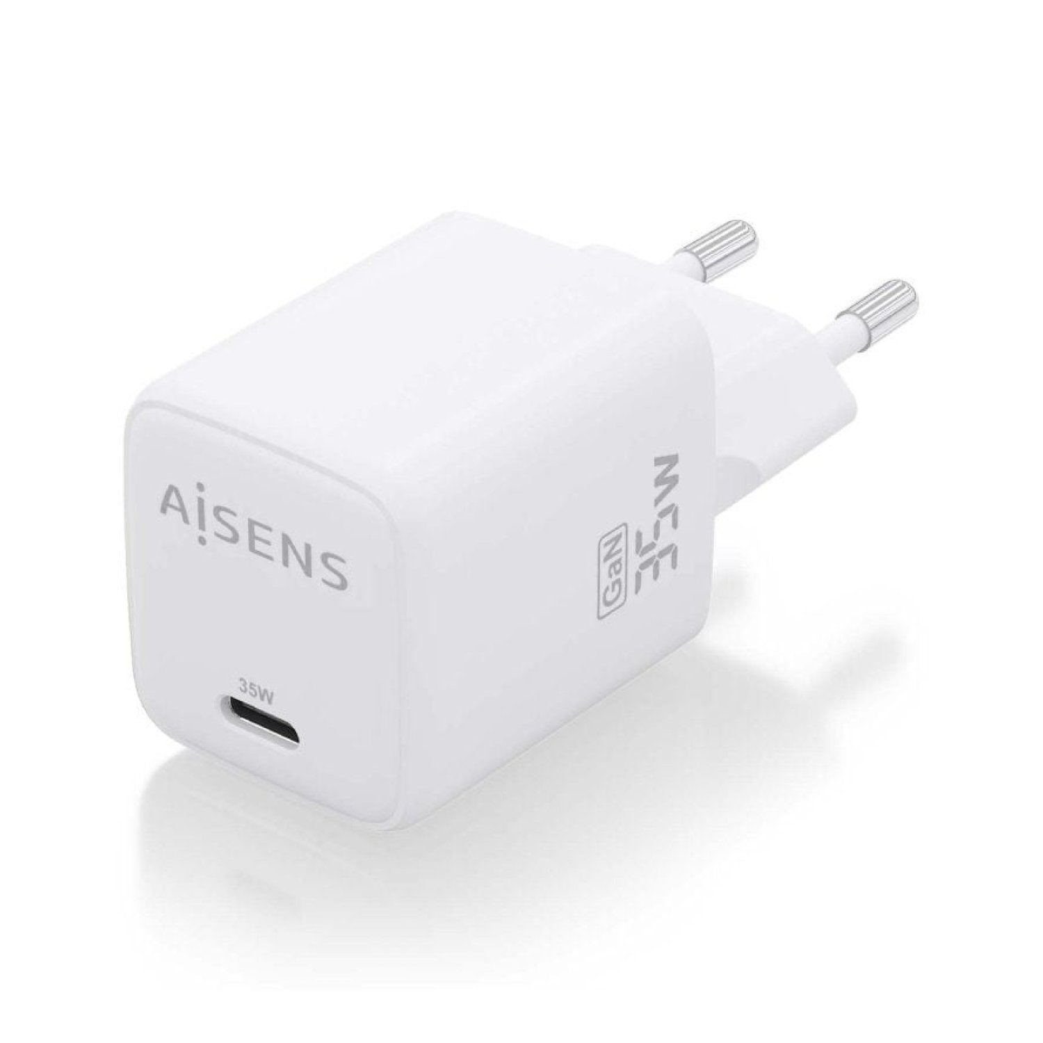 Aisens Cargador GaN · 35W · 1x USB Tipo-C · Pared