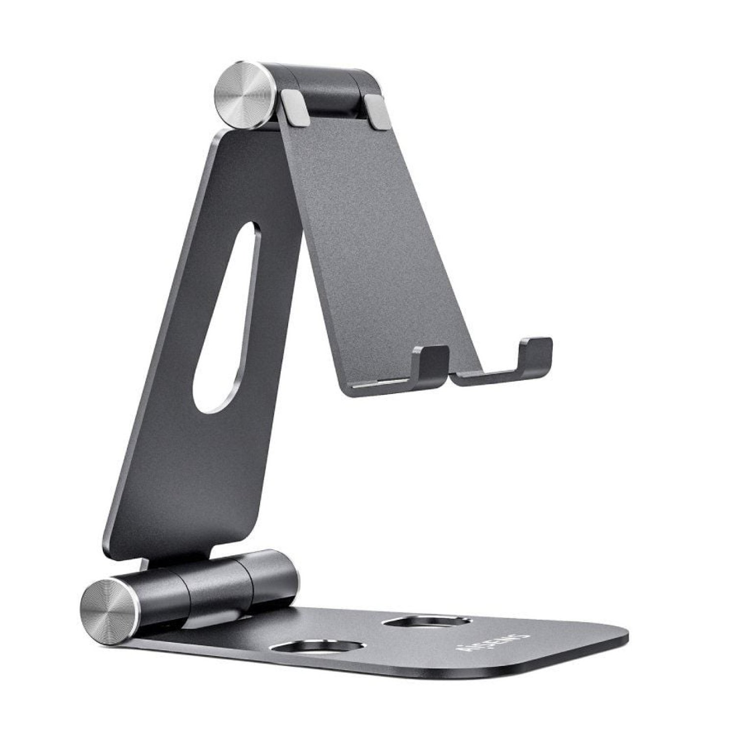 Aisens Soporte Smartphone/Tablet · Gris · Ajustable · Antideslizante