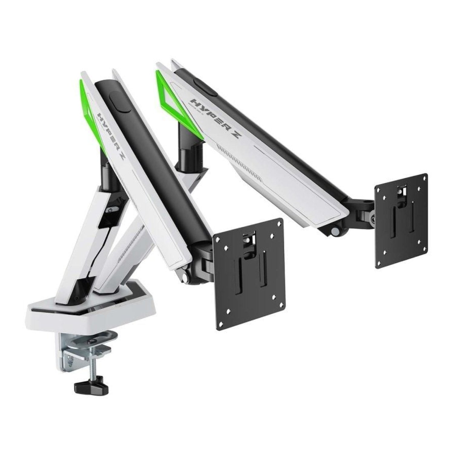 Aisens DT38TSR-345 · Soporte Gaming 2 Monitores · Giratorio e Inclinable · Hasta 16kg