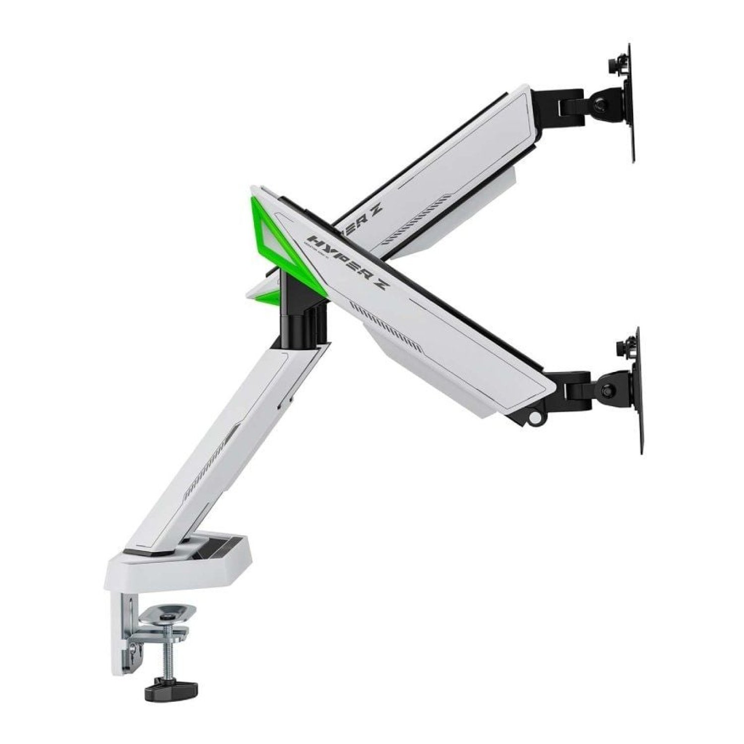 Aisens DT38TSR-345 · Soporte Gaming 2 Monitores · Giratorio e Inclinable · Hasta 16kg
