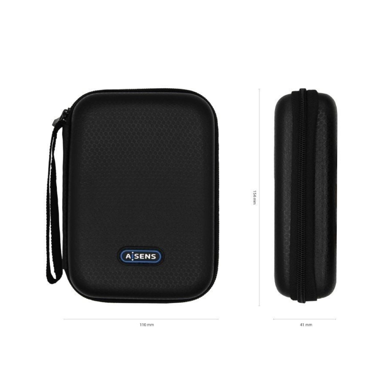 Aisens ASBG-001 · Funda Disco Externo 2,5" · Protección Rígida · Negra