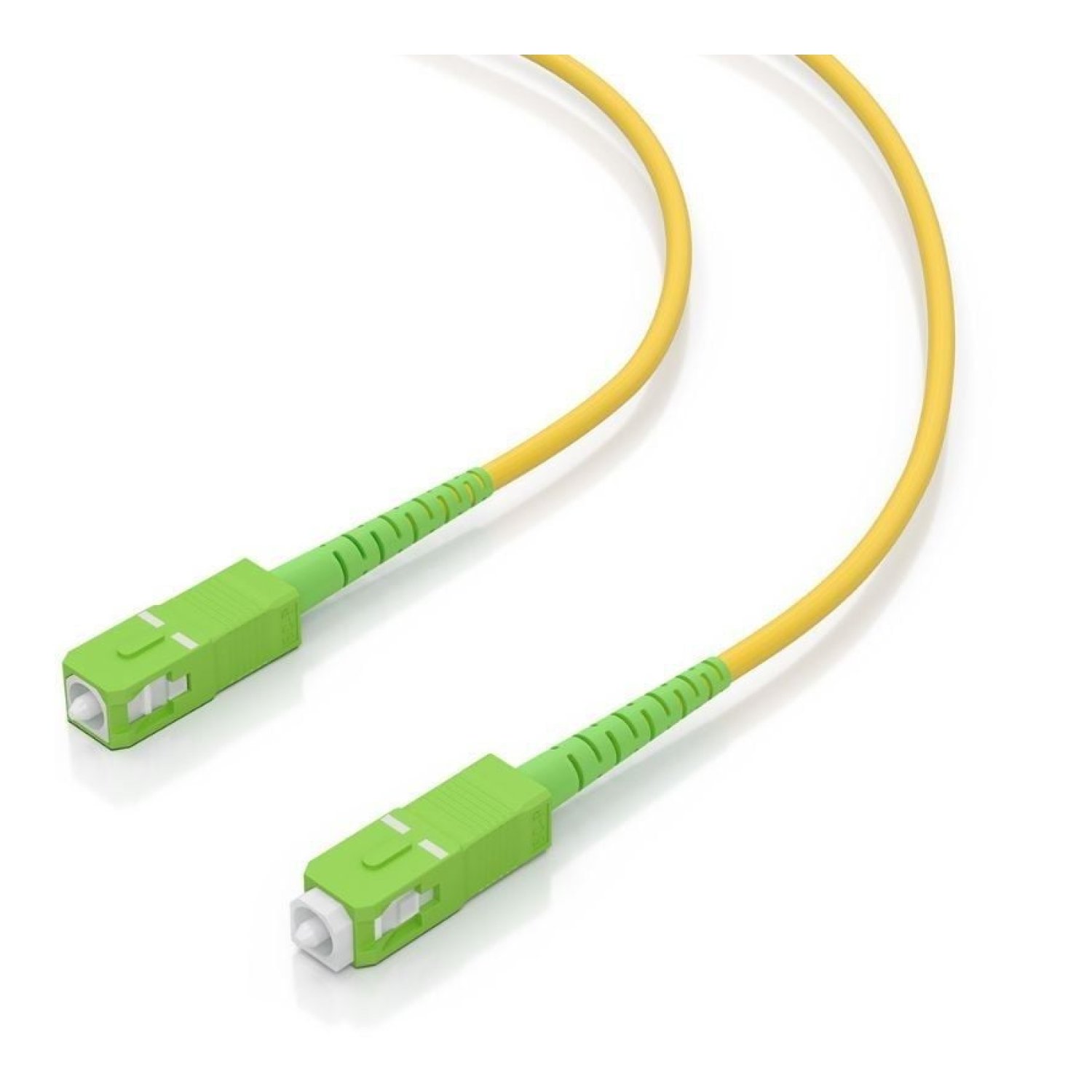 Aisens · Cable Fibra Óptica G657A2 · 9/125 SMF · 7m · LSZH · Amarillo