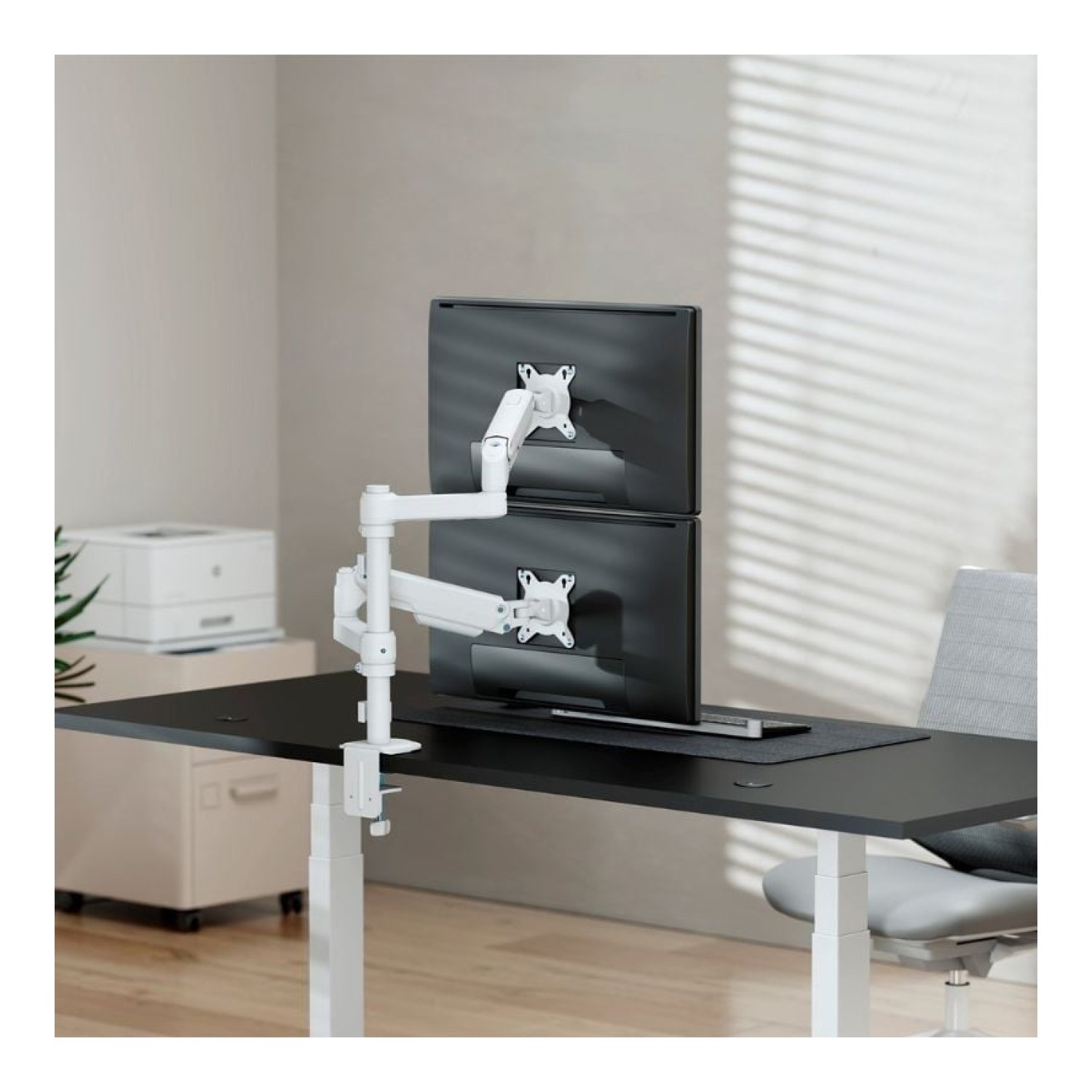Aisens DT32TSR-441 · Soporte Dual Monitor · Giratorio e Inclinable · Hasta 9kg