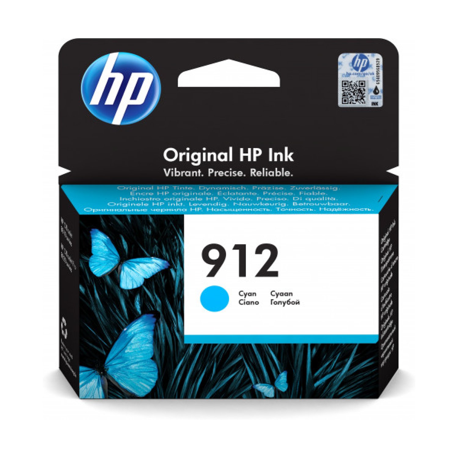 HP 912 · Cartucho Tinta Original · Cian