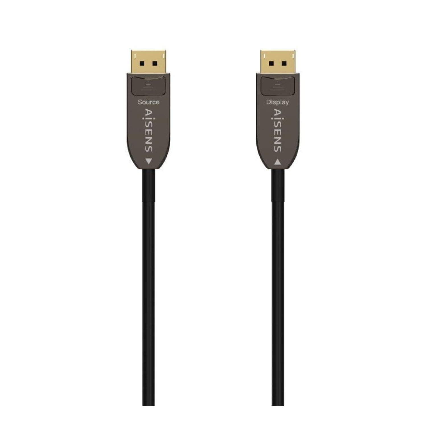 Aisens Cable DisplayPort 1.4 AOC · 8K · 20m · DisplayPort Macho · Negro