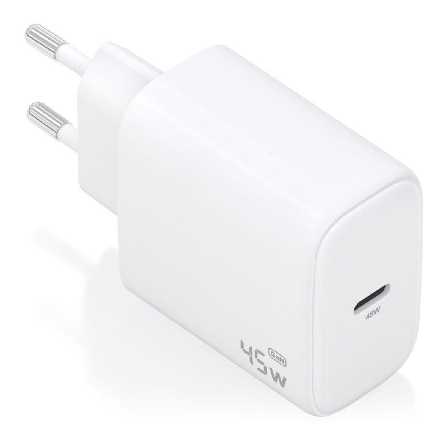 Aisens Cargador GaN 45W · USB-C · Blanco