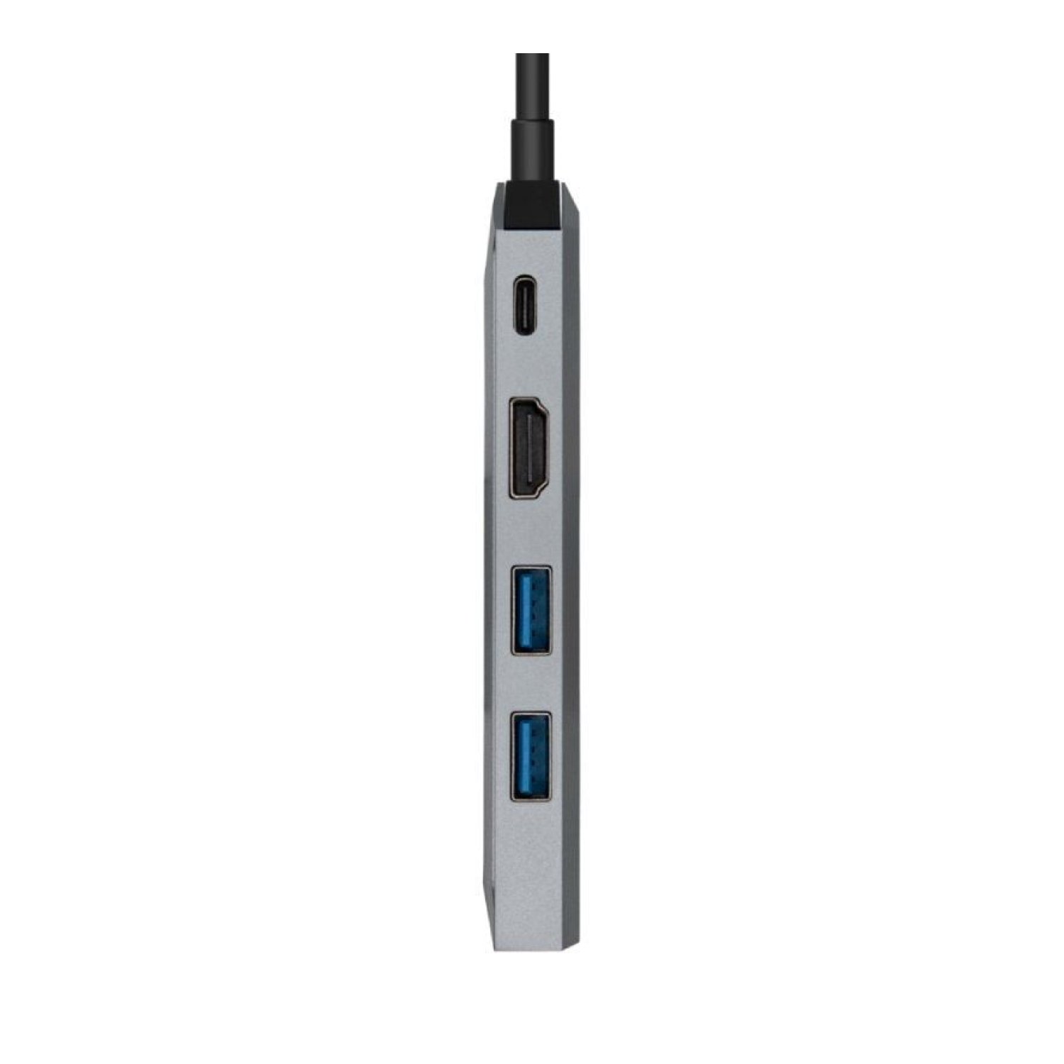 Aisens Docking USB Tipo-C · 1xHDMI 4K · 2xUSB · RJ45 · USB-C PD · Gris