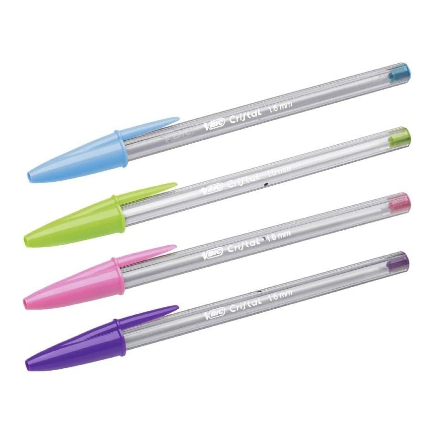 BIC Cristal Fun · Bolígrafos Tinta Aceite · 10 Unidades · Colores Surtidos