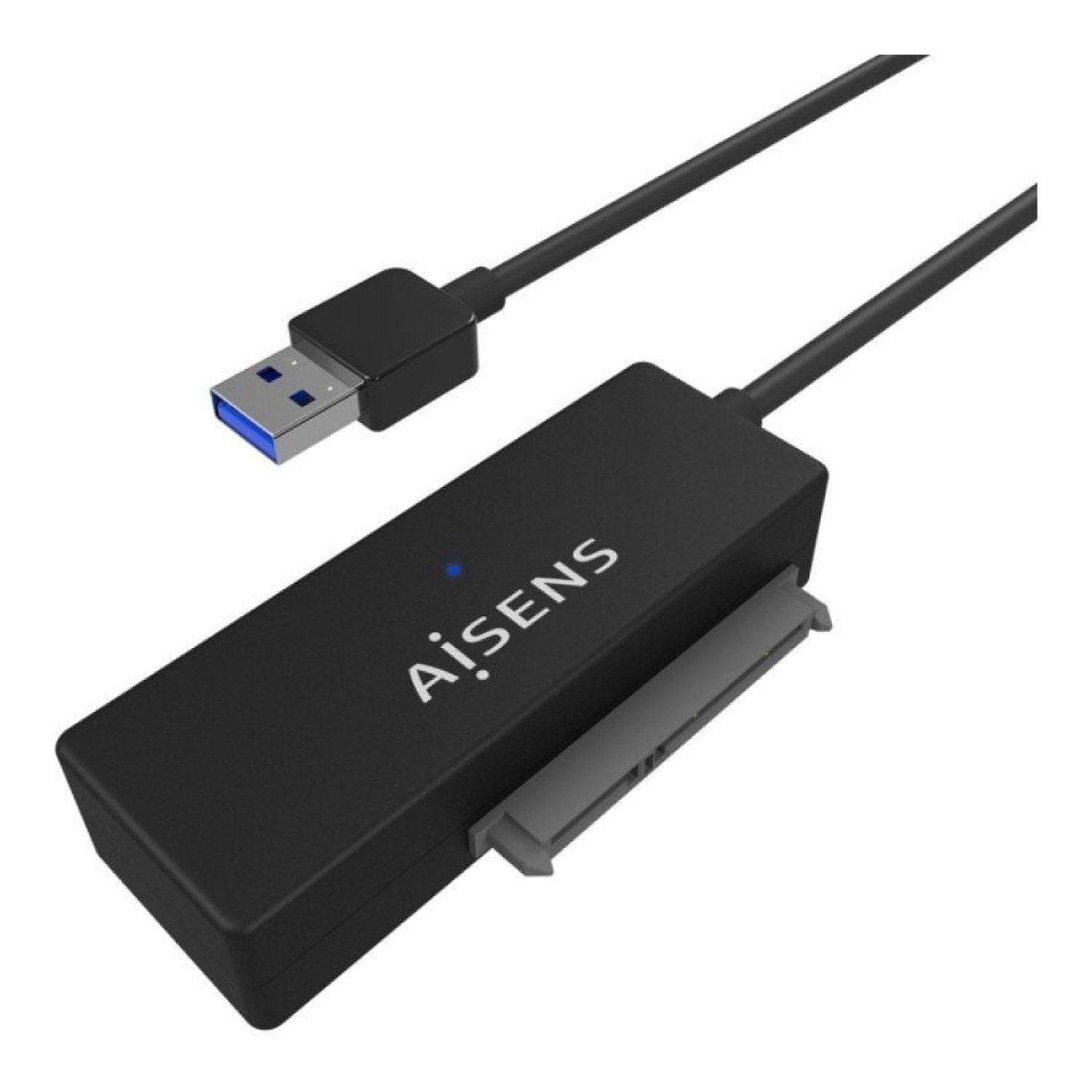 Aisens · Adaptador SATA · 2,5" y 3,5" · USB 3.0 · Con alimentador