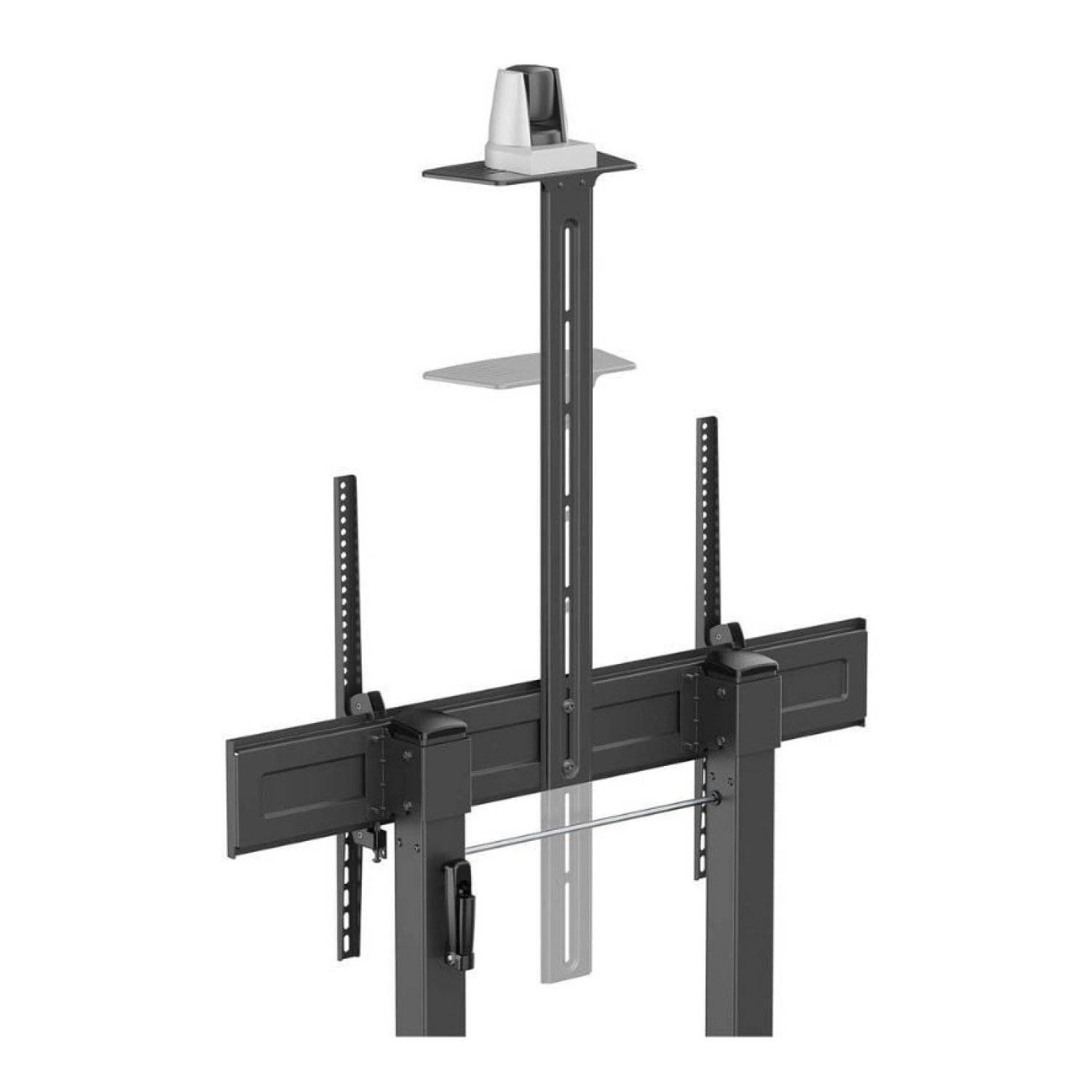 Aisens FT100TE-403 · Soporte de Suelo Inclinable · 60-100" · 100kg · Ruedas y Manivela