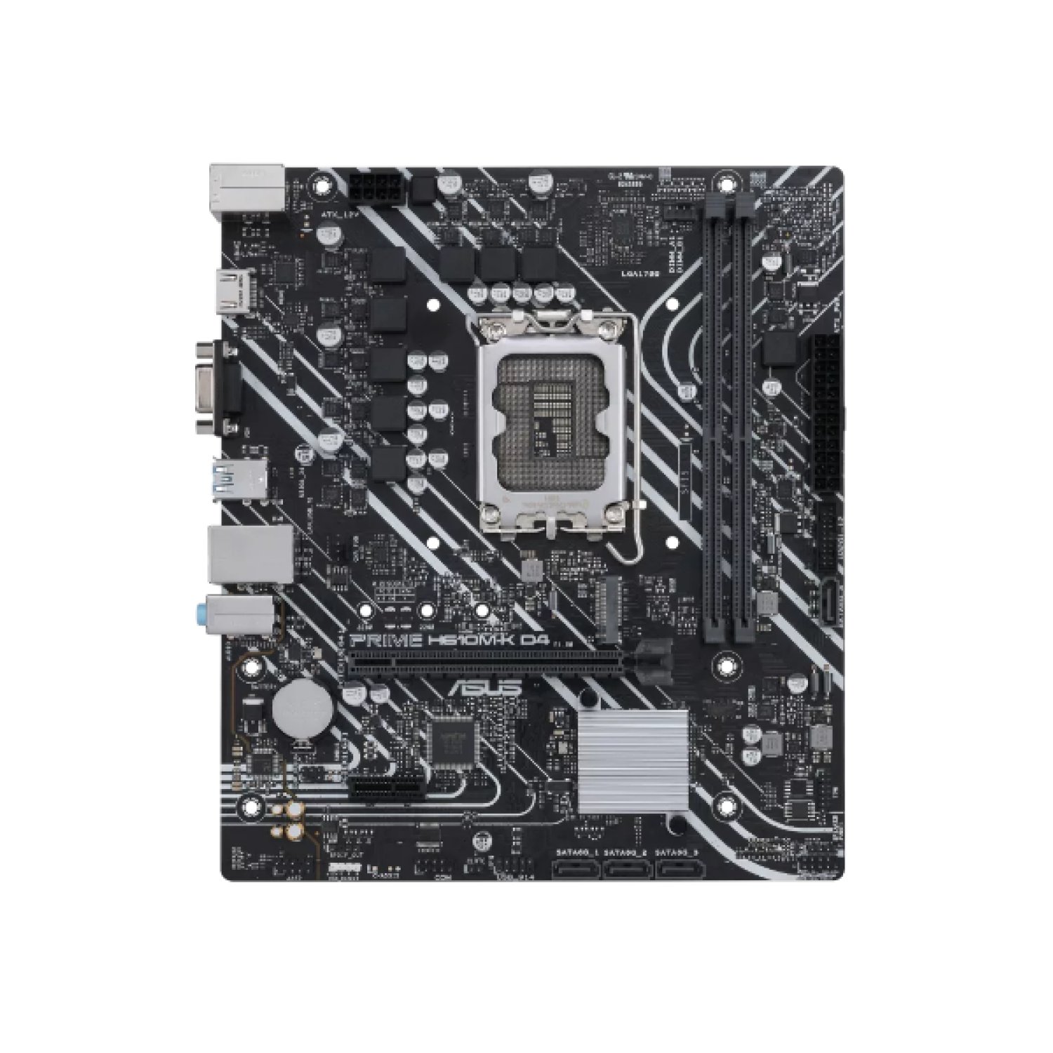 Asus Prime H610M-K · Socket 1700 · DDR4 · PCIe 4.0 · Micro ATX