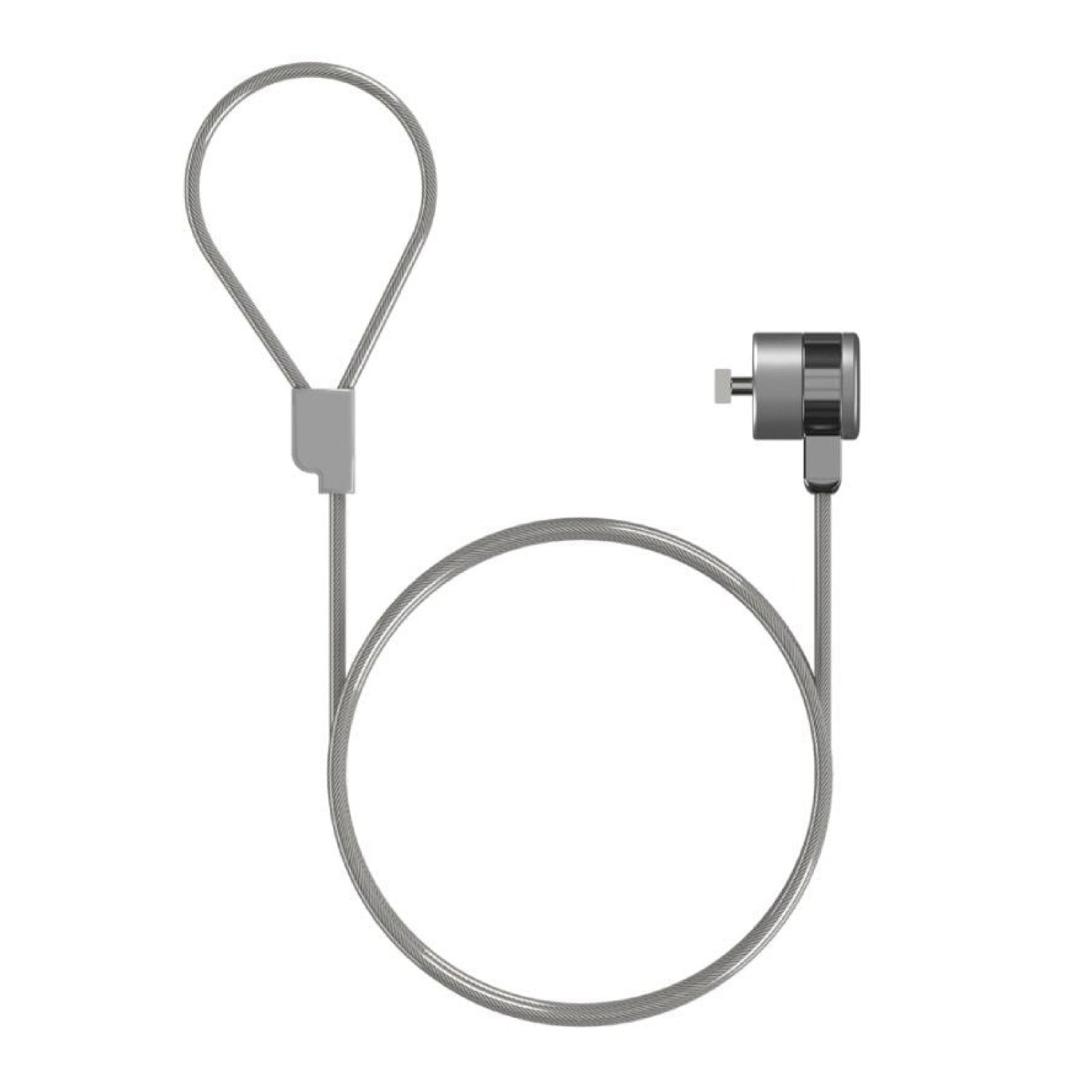 Aisens Cable de Seguridad Portátil · 1,5m · Candado de Acero