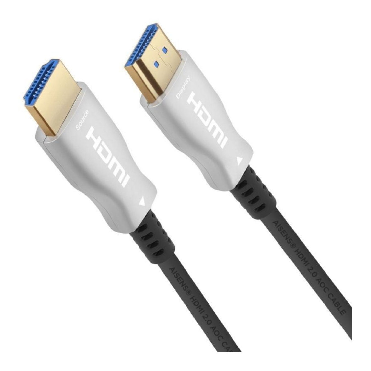 Aisens Cable HDMI 2.0 · 4K · 30m · Macho a Macho · Negro