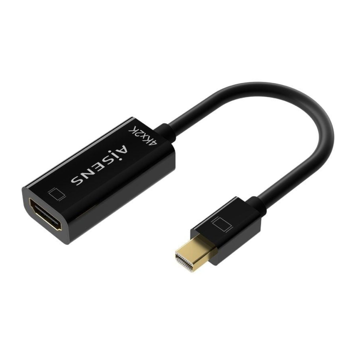 Aisens · Mini DisplayPort a HDMI · 15cm · Negro · 2300Mbps