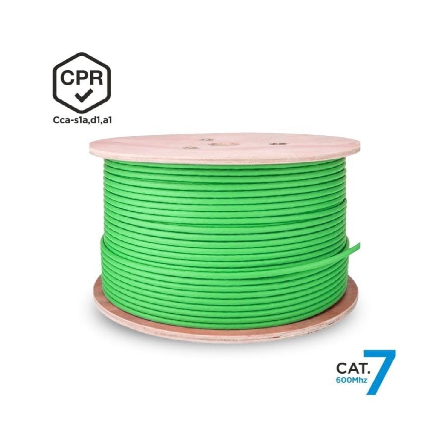 Aisens · Cable RJ45 SFTP Cat.7 · 305m · AWG23 · LSZH CPR · Verde