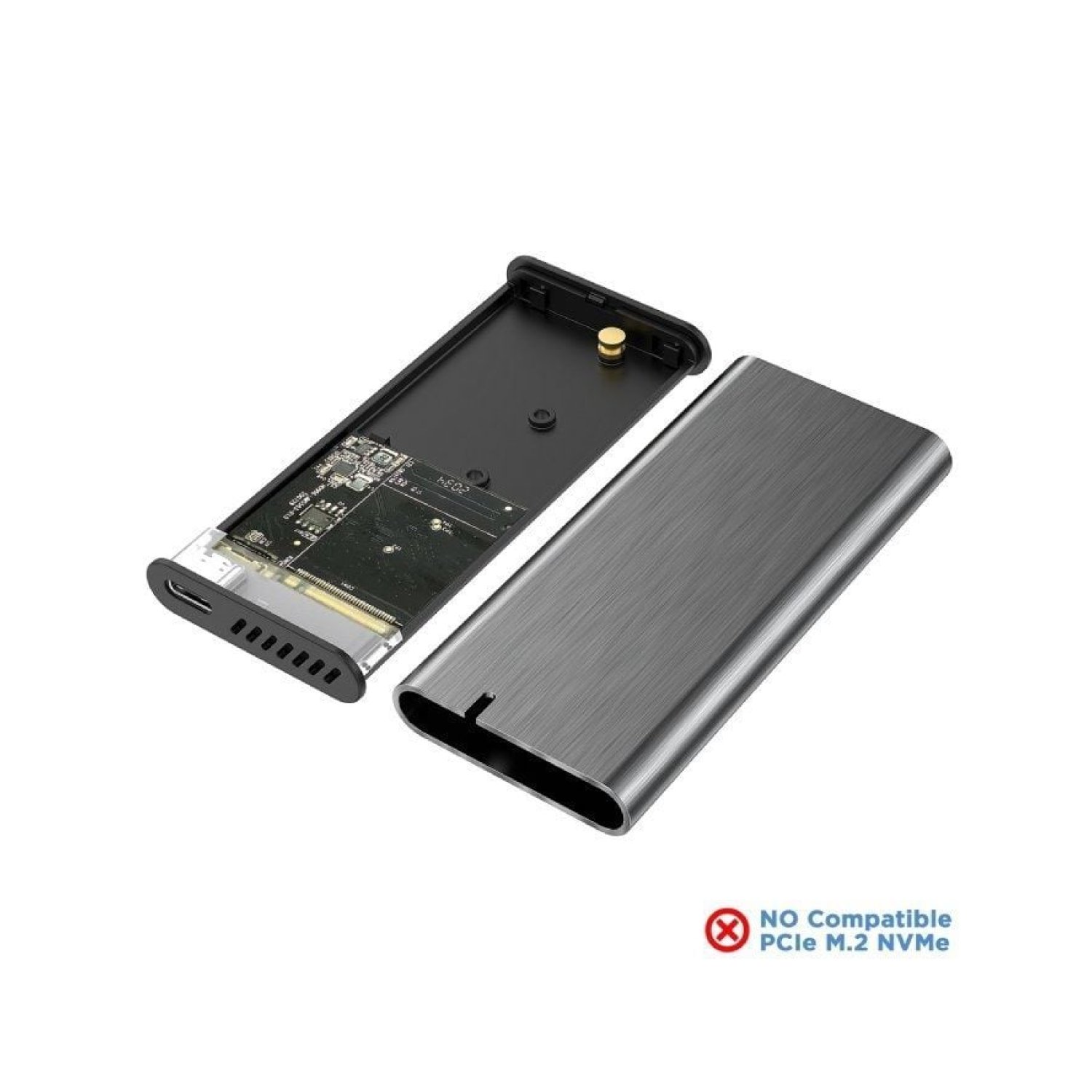 Aisens Caja Externa SSD M.2 SATA · USB 3.1 Gen1 · Sin Tornillos