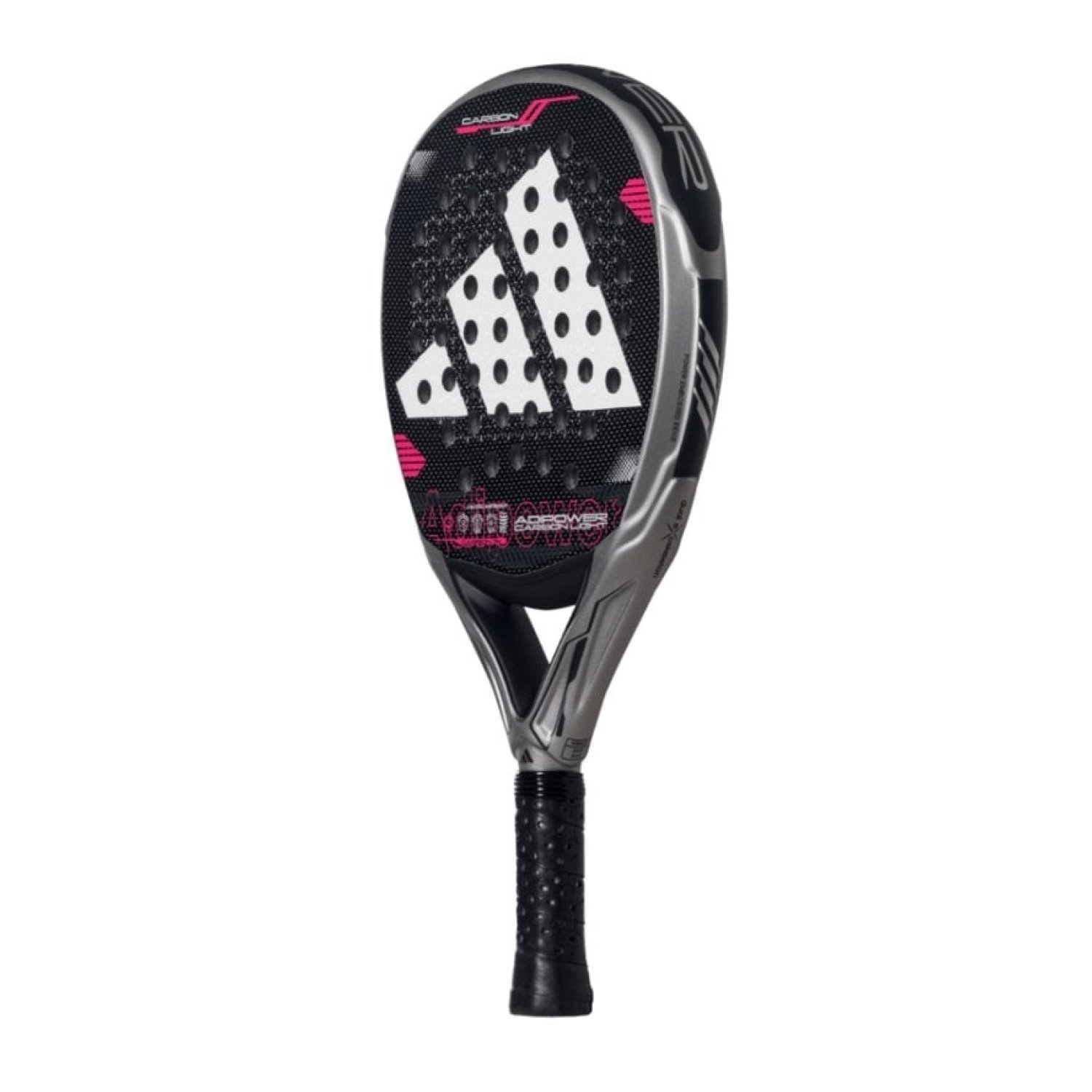 Adidas Adipower Carbon Light 3.4 · Pala de Pádel · Negra · Carbono Ligero