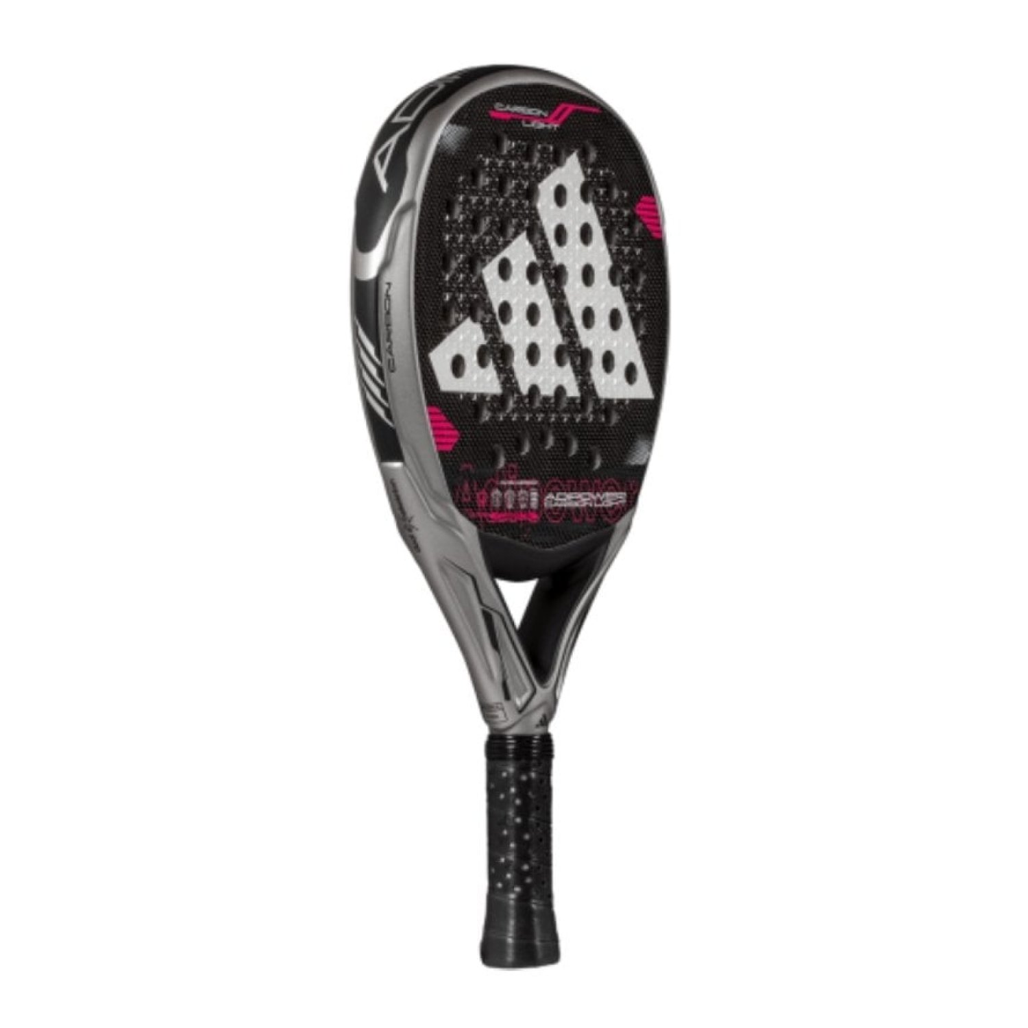Adidas Adipower Carbon Light 3.4 · Pala de Pádel · Negra · Carbono Ligero