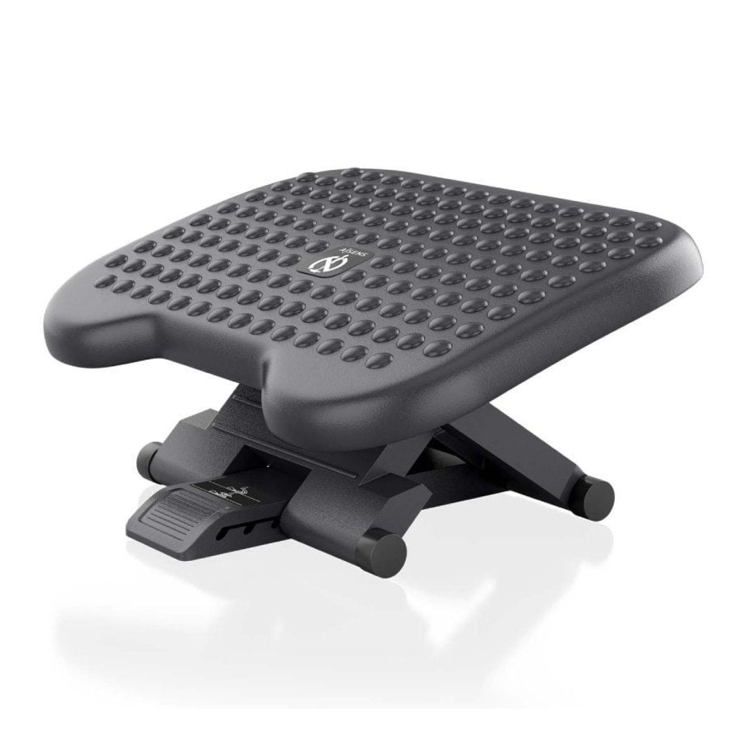 Aisens Reposapiés Ergonómico · Inclinable y Ajustable · 46 x 18 cm