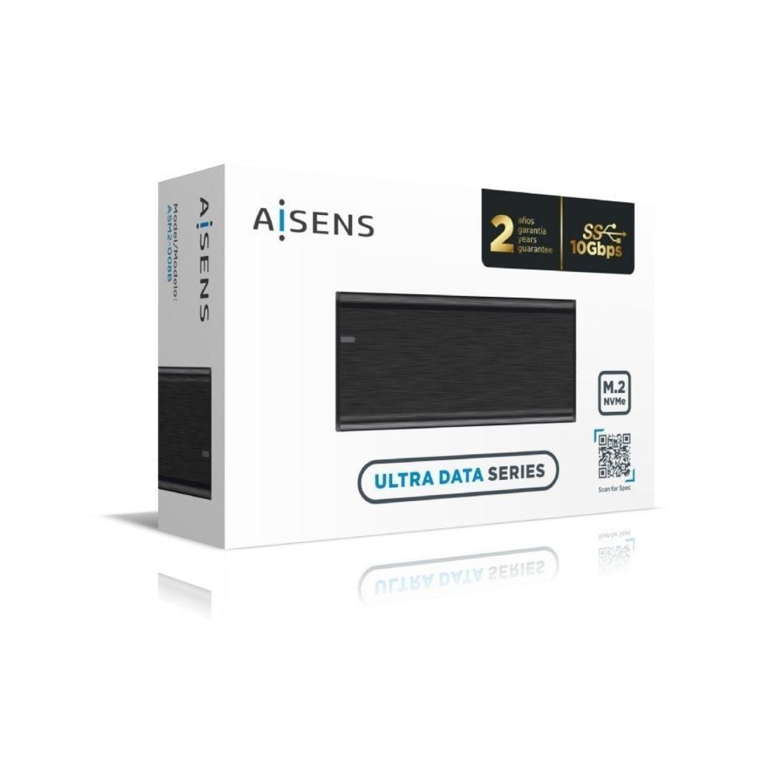 Aisens · Caja Externa SSD M.2 NVMe · USB 3.2 Gen2 · Sin Tornillos