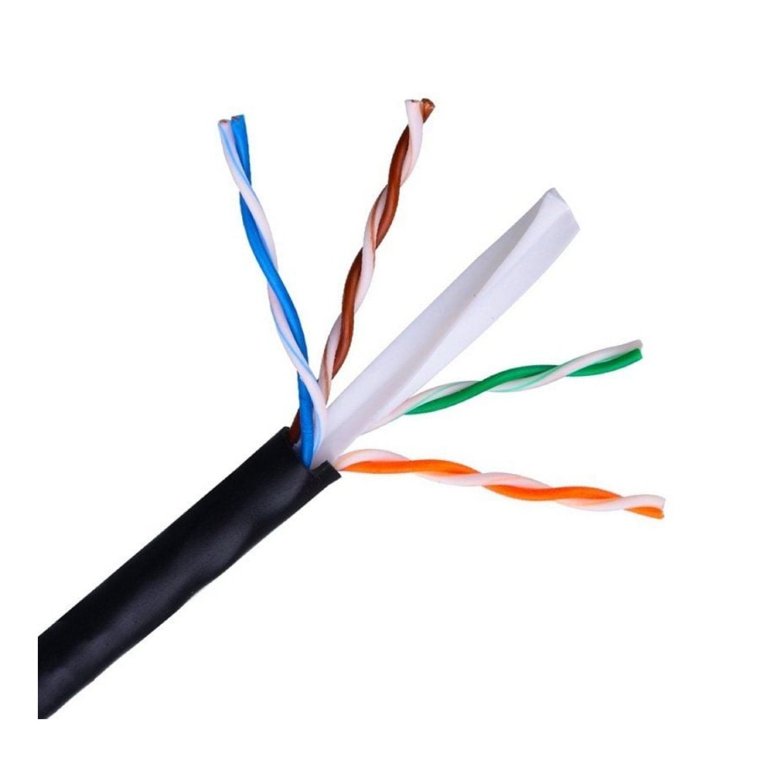 Aisens · Cable RJ45 Cat.6 UTP · 305m · Impermeable · Exterior · Negro