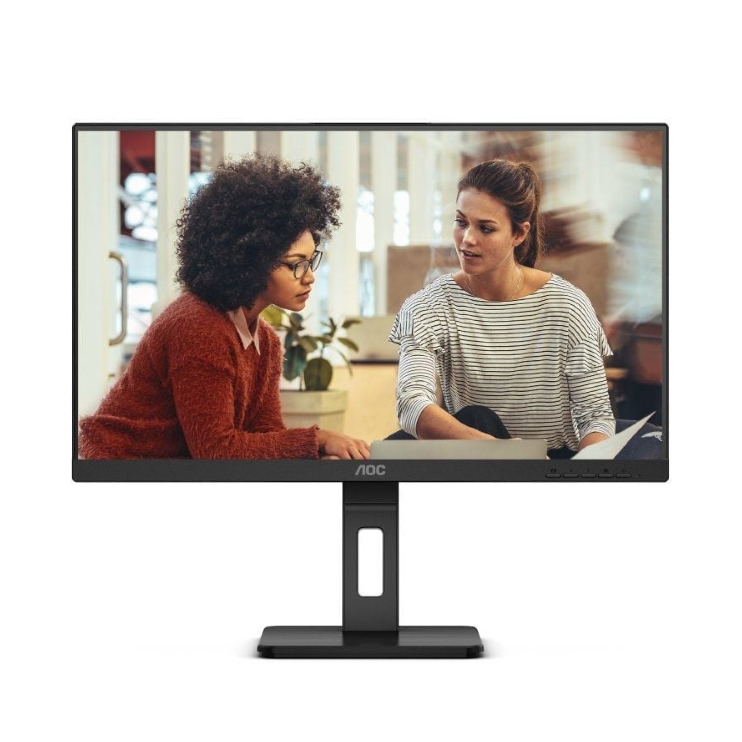 AOC 24E3QAF · 23,8" Full HD · Regulable en altura · Multimedia