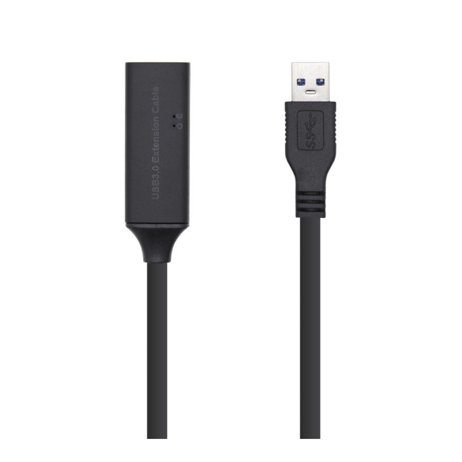 Aisens · Cable Alargador USB 3.0 · 10m · 625Mbps · 9W · Negro