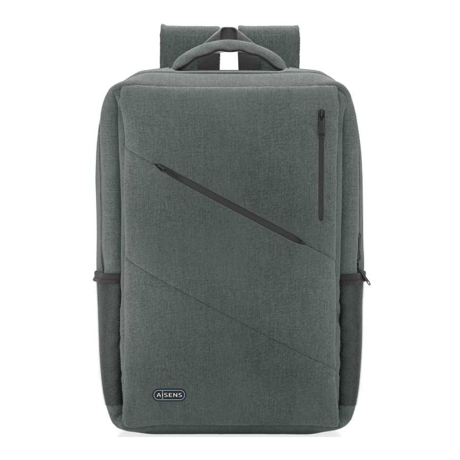 Aisens · Mochila Urbana de Oficina · Para Portátiles hasta 15,6" · Gris