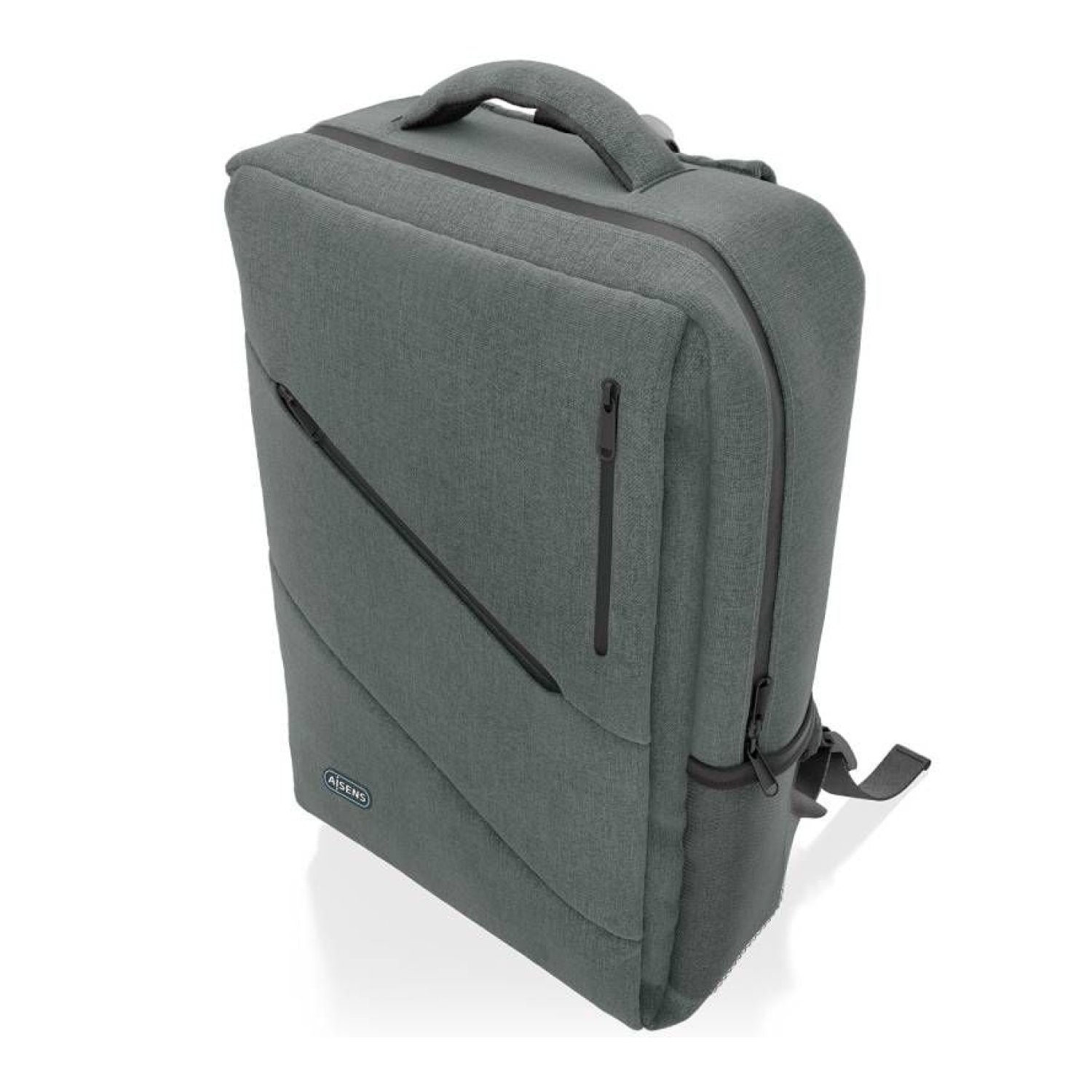 Aisens · Mochila Urbana de Oficina · Para Portátiles hasta 15,6" · Gris