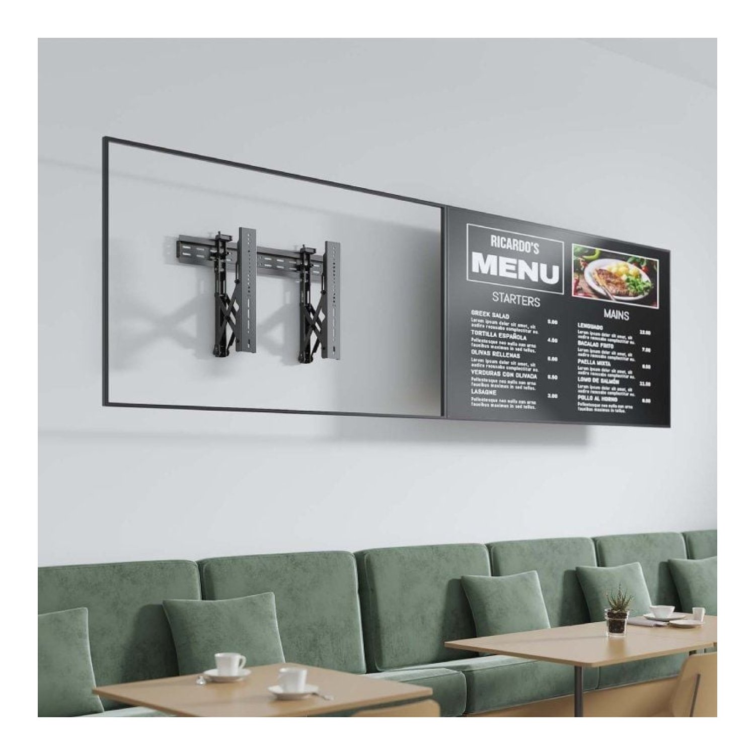 Aisens VW70TPO-199 · Soporte Pared Videowall/TV · 37-70" · Nivelable · Hasta 45kg