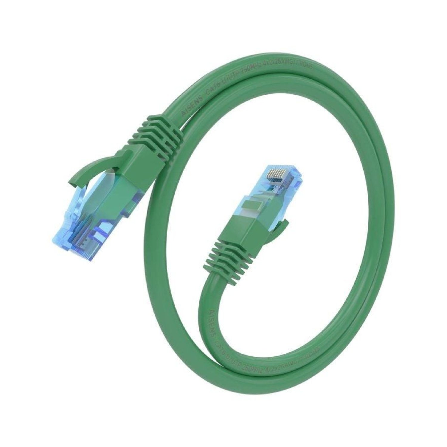 Aisens · Cable RJ45 Cat.6 UTP · 30cm · Verde · AWG26 CCA
