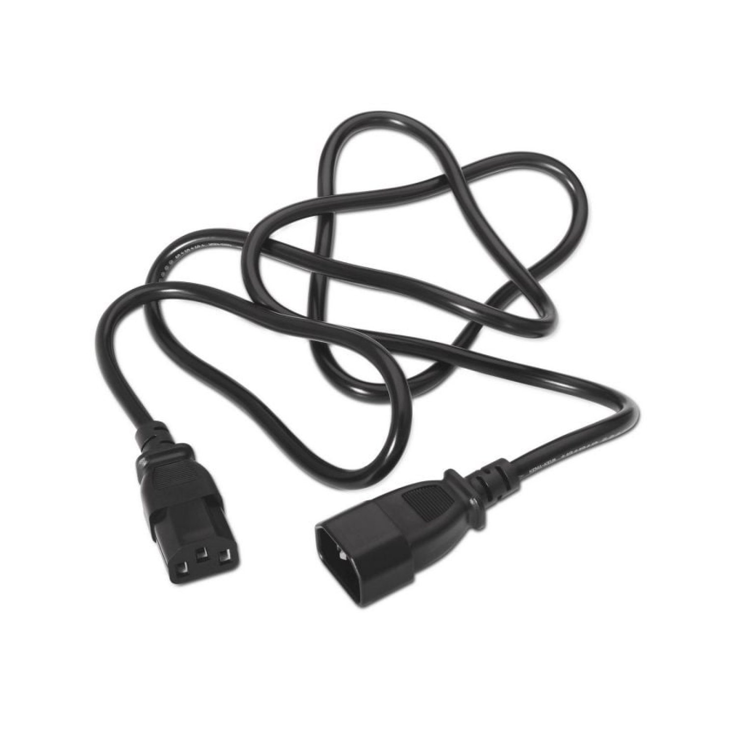 Aisens · Alargador Alimentación · IEC C13-C14 · 1,5m · 1500W · Negro