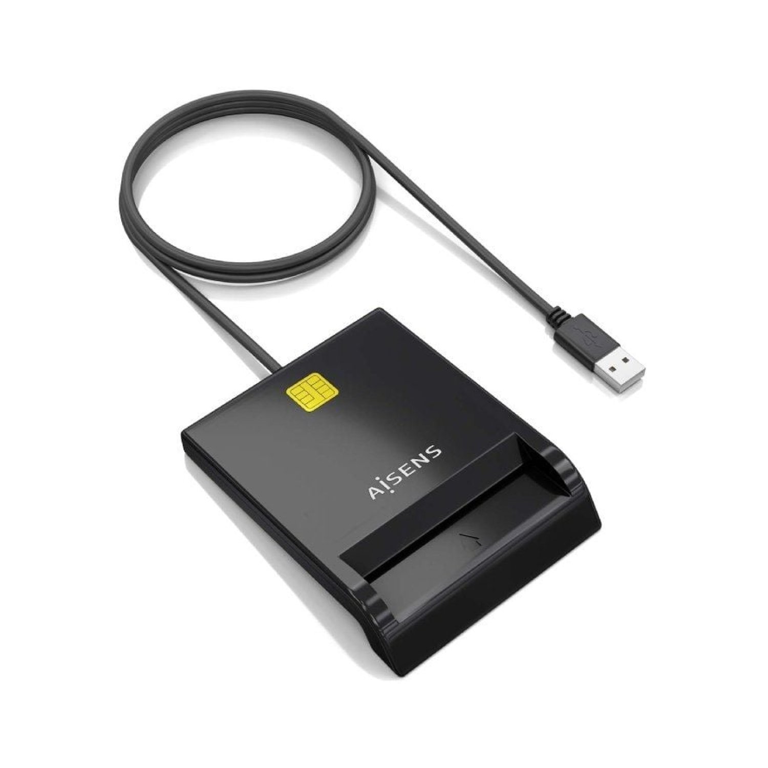 Aisens ASCR-SN06-BK · Lector DNI y Tarjetas · USB 2.0 · Negro