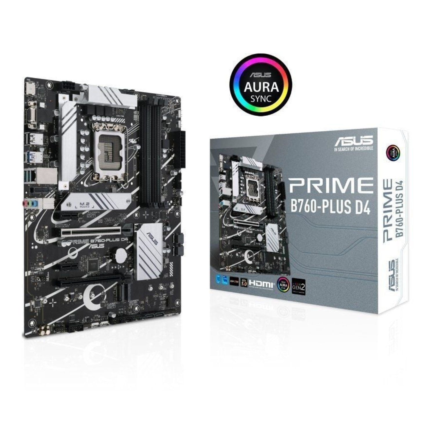 ASUS Prime B760-PLUS D4 · Socket 1700 · DDR4 · PCIe 5.0