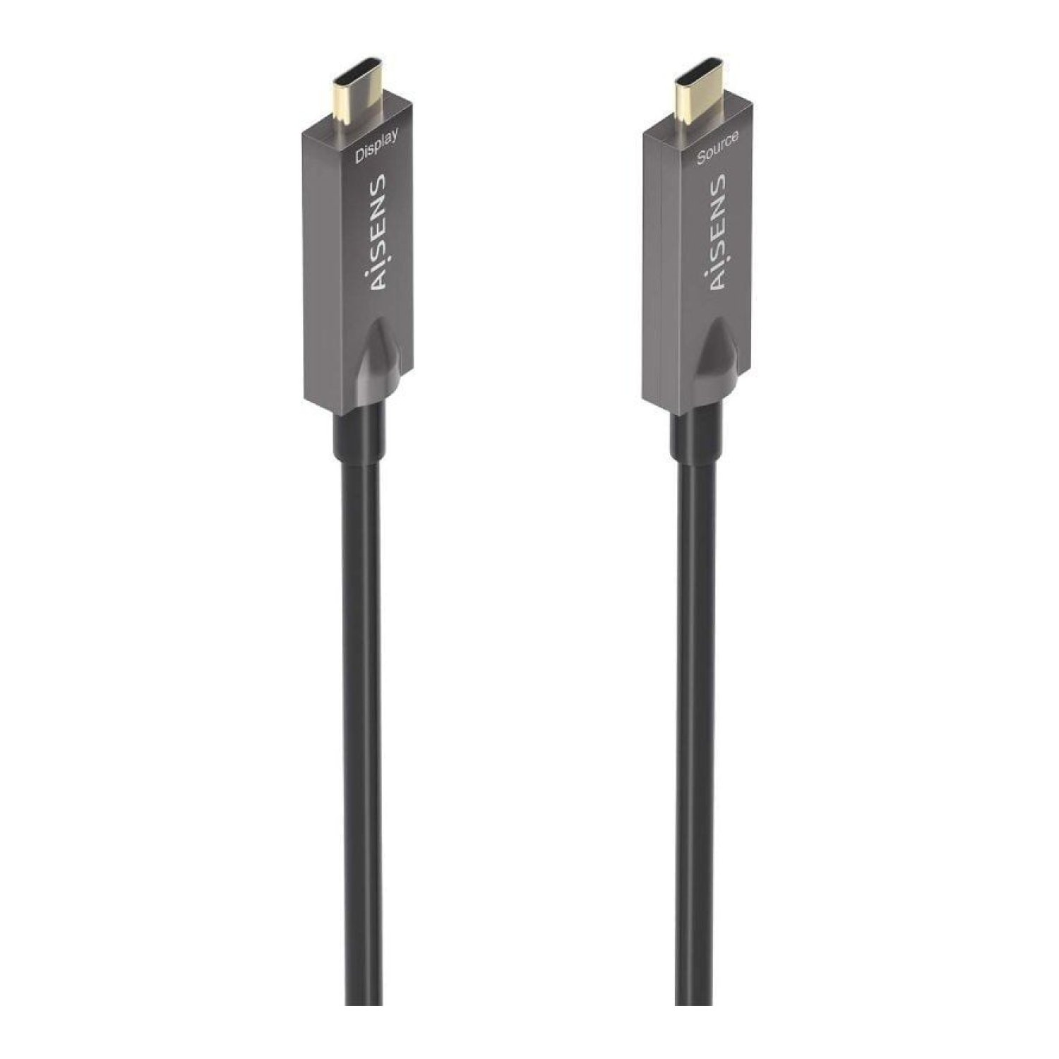 Aisens Cable USB-C · 10m · USB 3.1 · 10Gbps · 60W · Negro