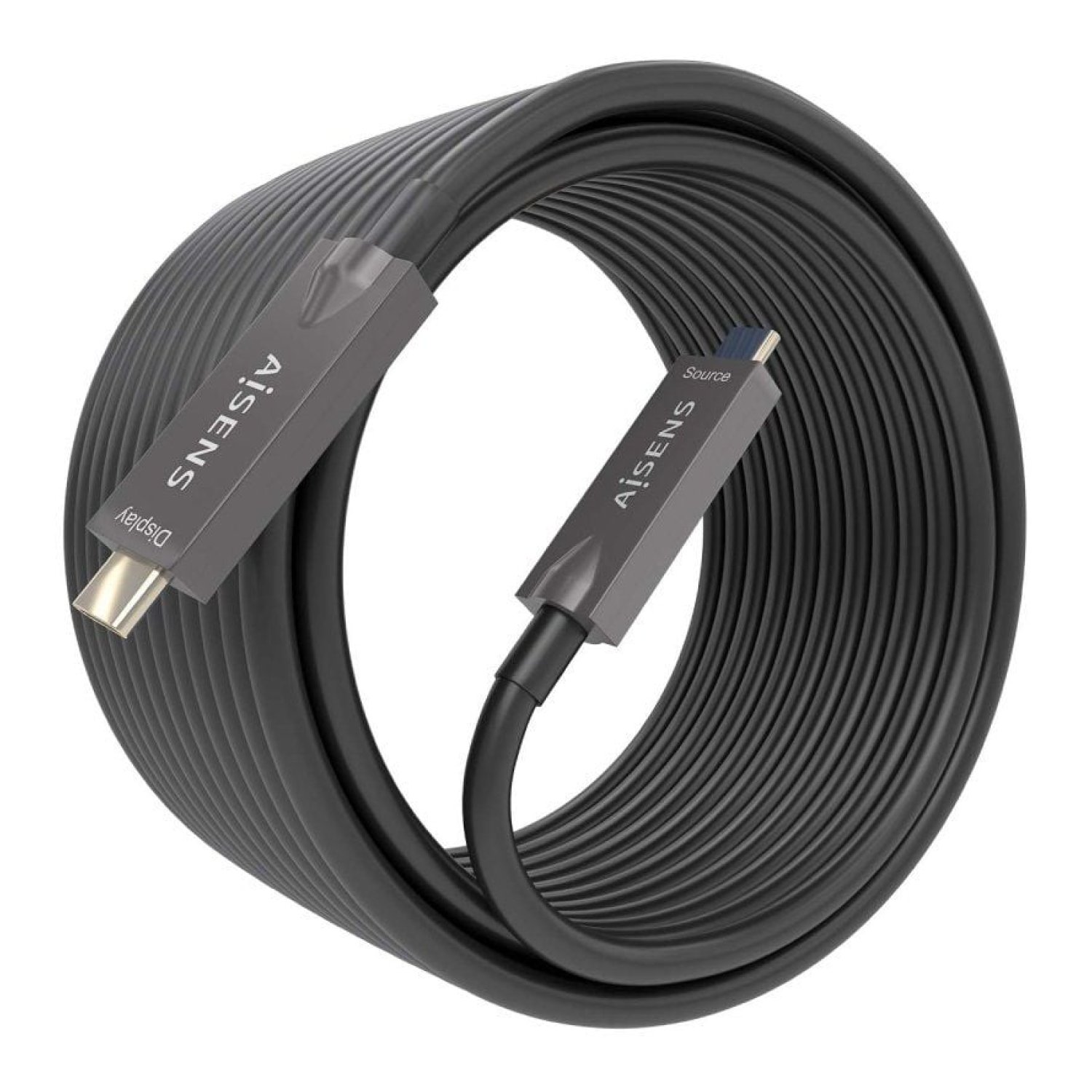 Aisens Cable USB-C · 10m · USB 3.1 · 10Gbps · 60W · Negro