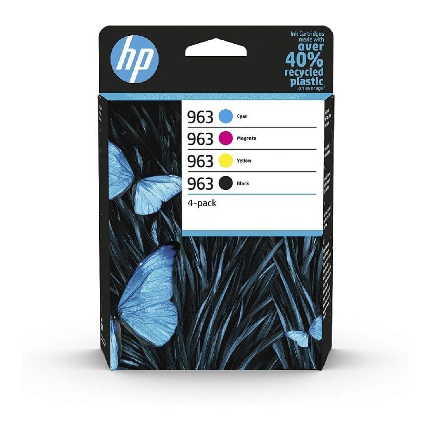 HP Cartucho Tinta Original 963 · Multipack · Cian/Magenta/Amarillo/Negro