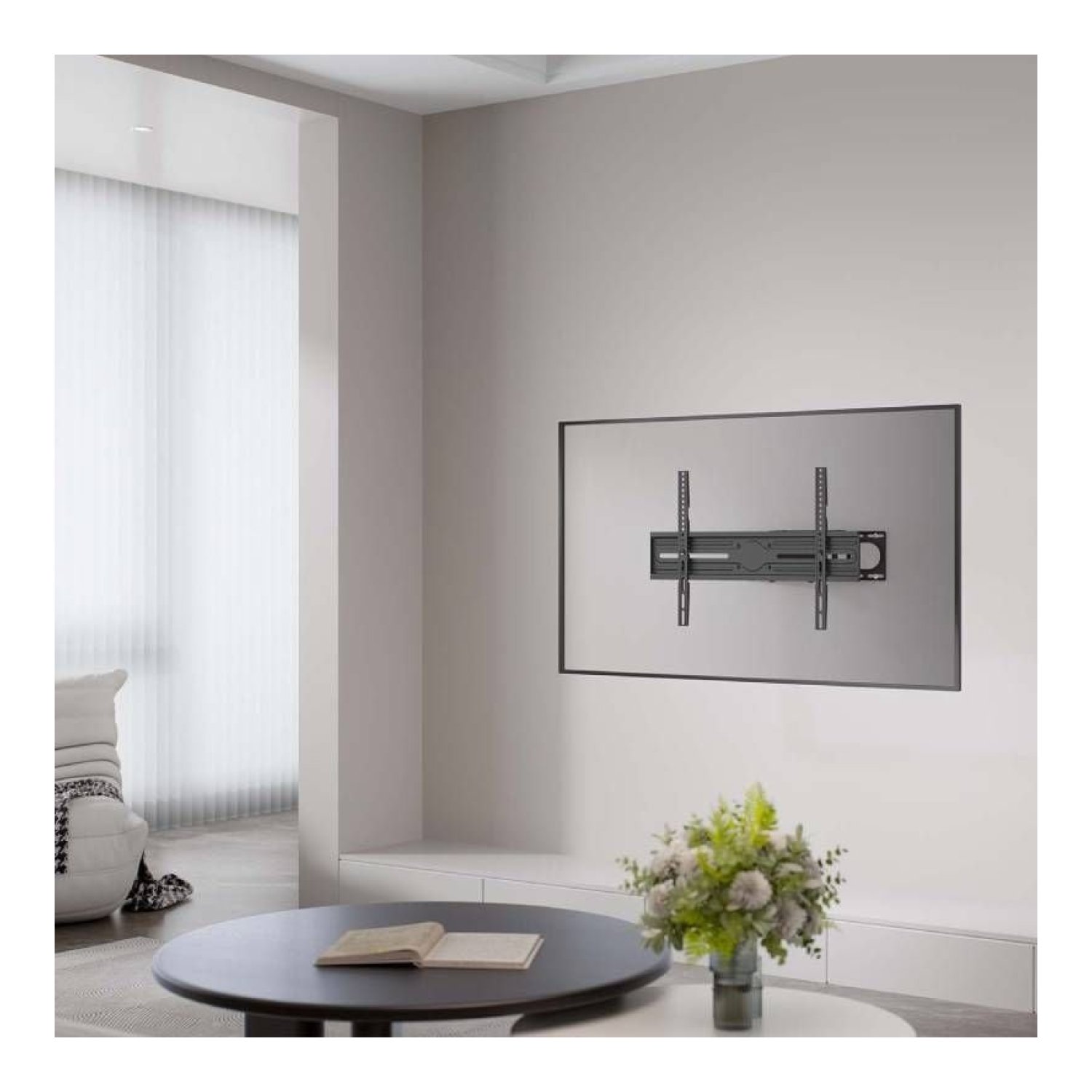 Aisens WT80TSLE · Soporte Pared TV 37-80" · Giratorio · Inclinable · Hasta 40kg