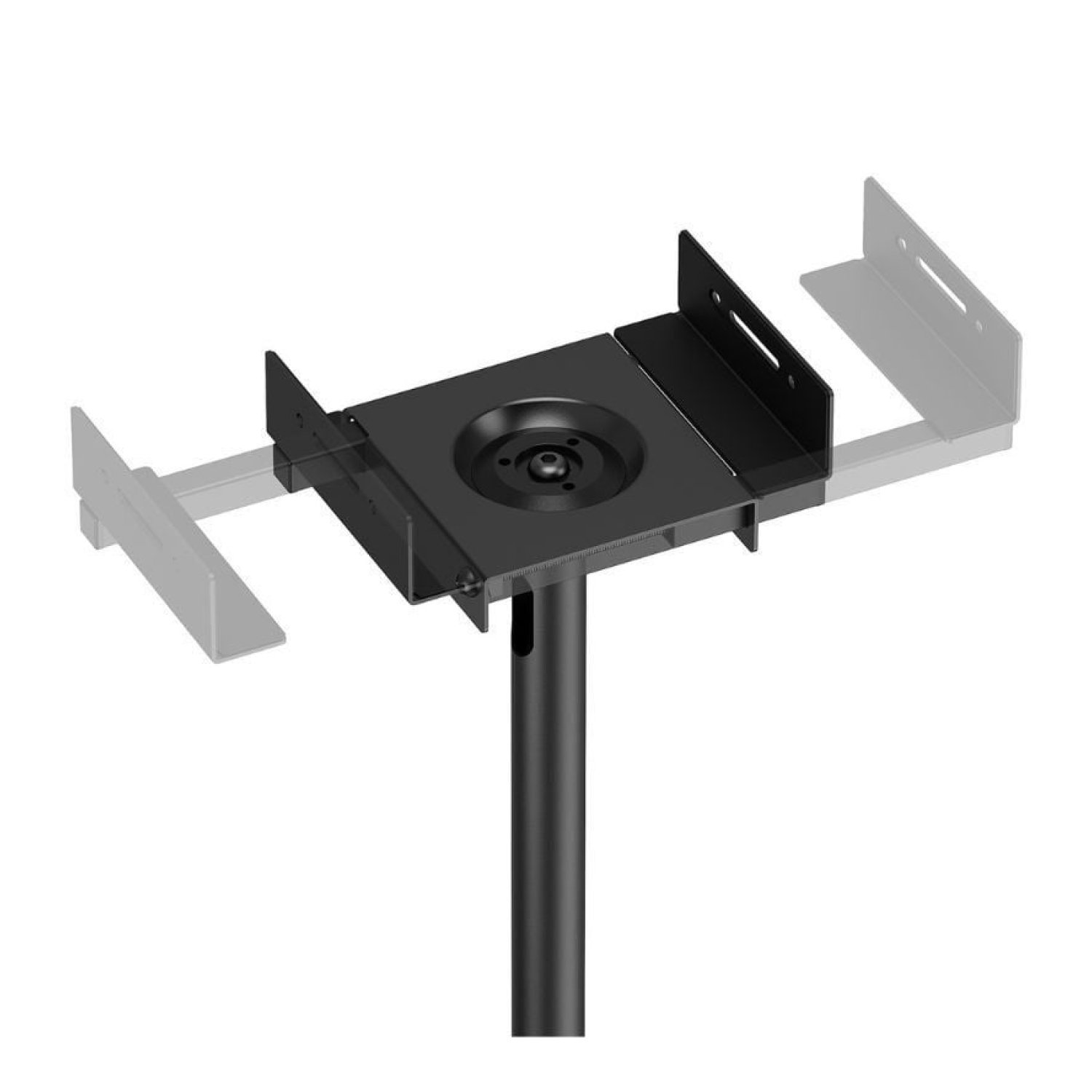 Aisens SPK09U-429 · Soporte de Suelo Inclinable y Giratorio · Altavoces hasta 5kg