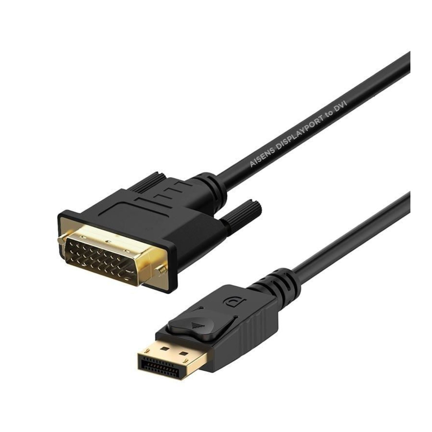 Aisens · Cable Conversor DisplayPort a DVI · 2m · 2300Mbps · Negro