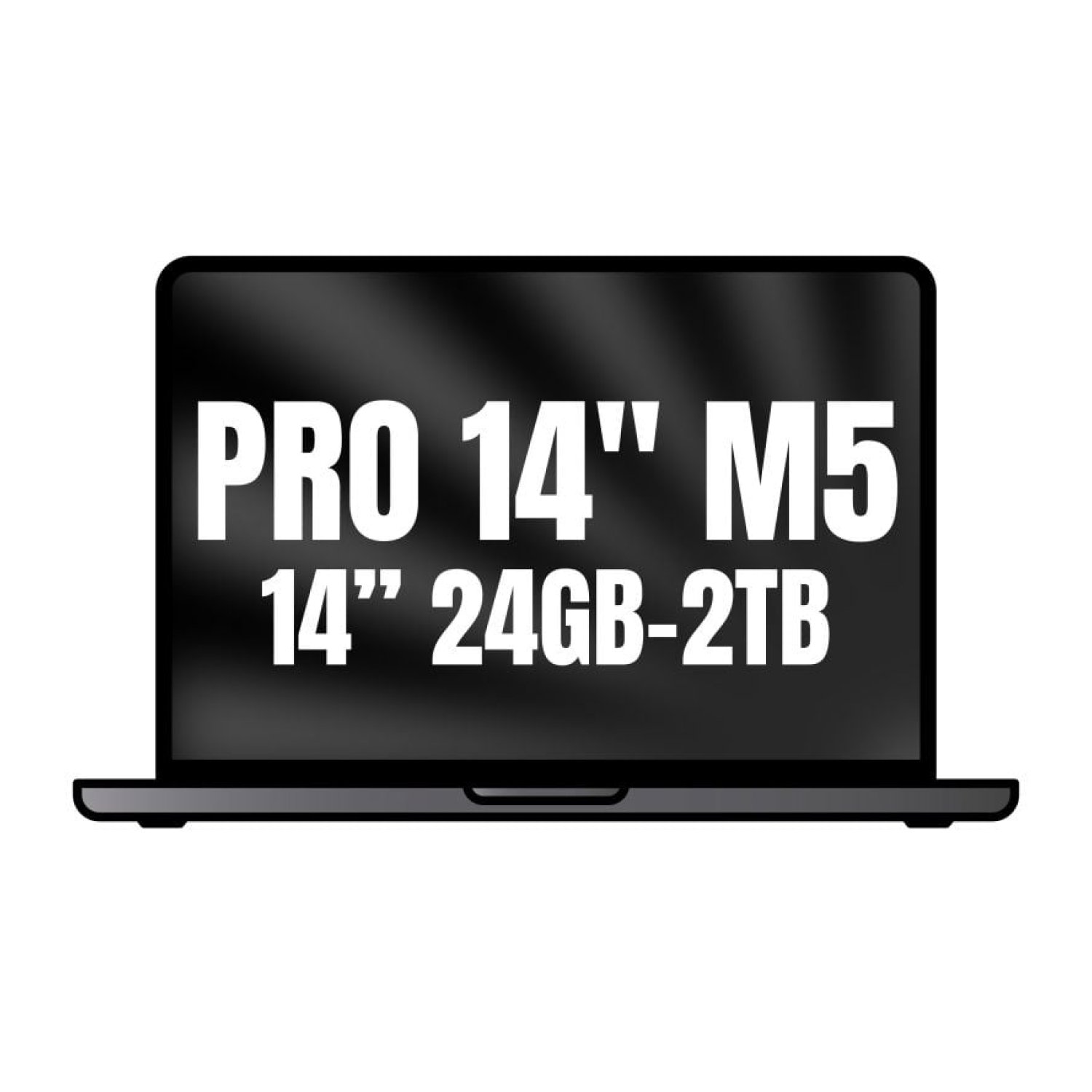 Apple MacBook Pro 14" · M5 Pro · 15-Core CPU · 24GB · 2TB SSD · 16-Core GPU · Negro Espacial