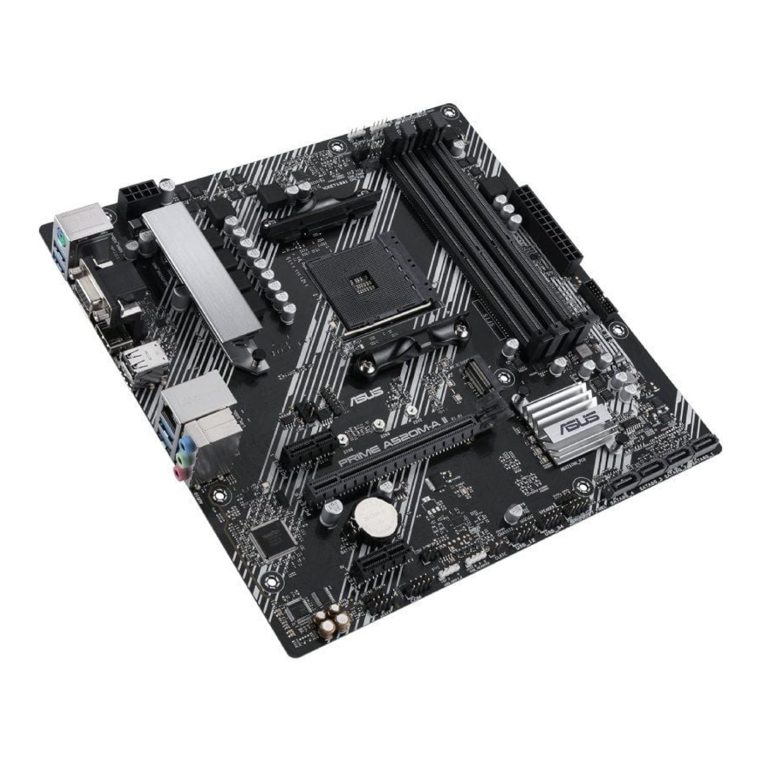 ASUS Prime A520M-A II · Socket AM4 · DDR4 · PCIe 3.0 · Micro ATX